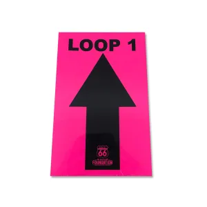 10 Pink Directional Loop 1, 2, 3 Arrows