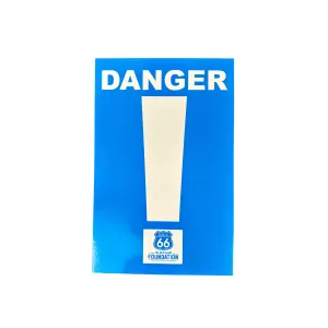 100 Blue Danger Marking Cards