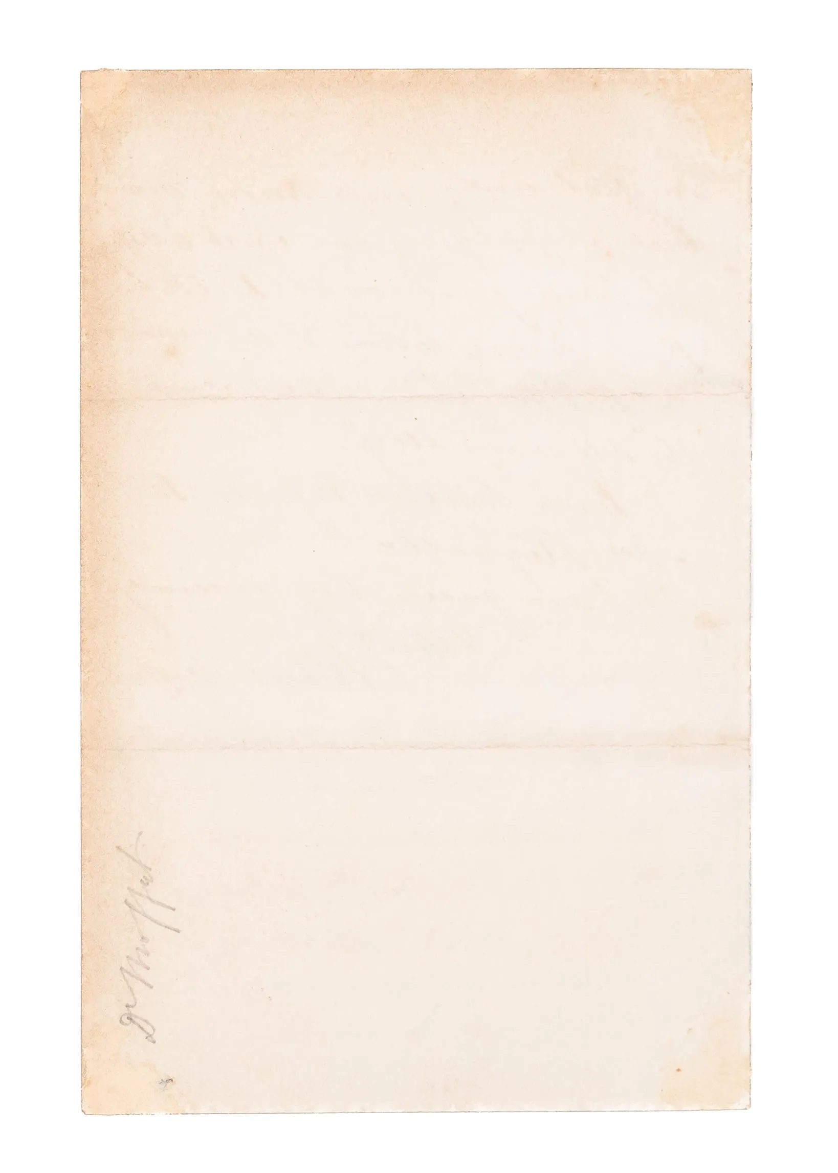 1871 ROBERT MOFFAT. 3pp Autograph Letter on Solemn Responsibility of the Ministry.
