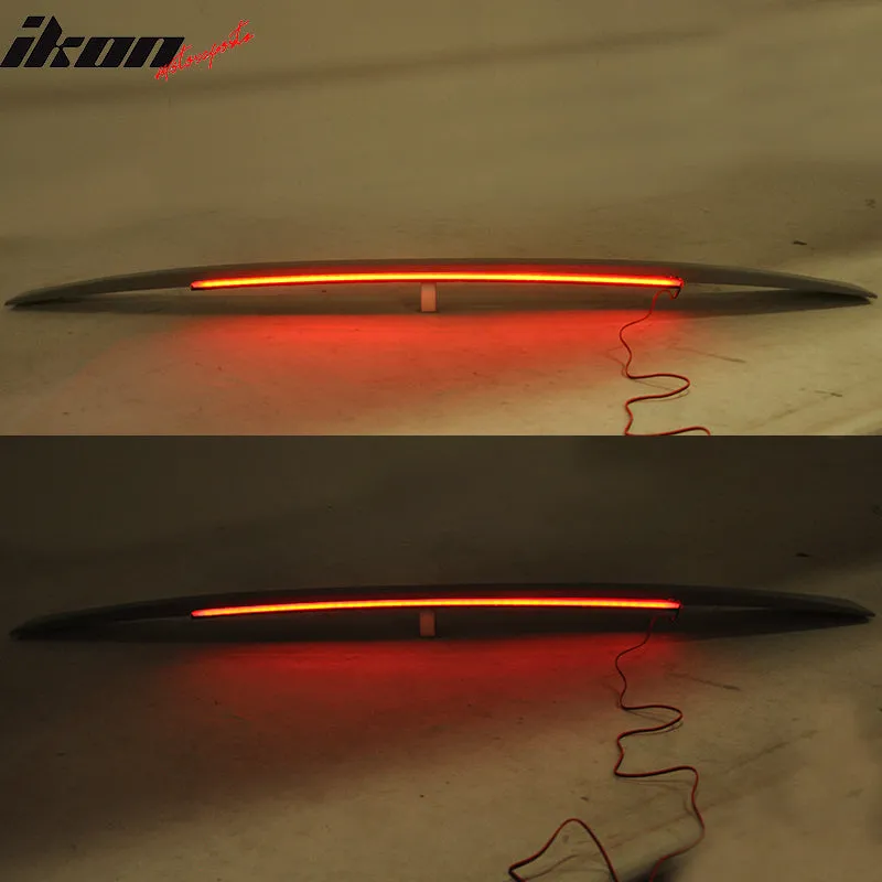 2015-2017 Hyundai Sonata Painted ABS Roof Spoiler W/ LED Light Bar