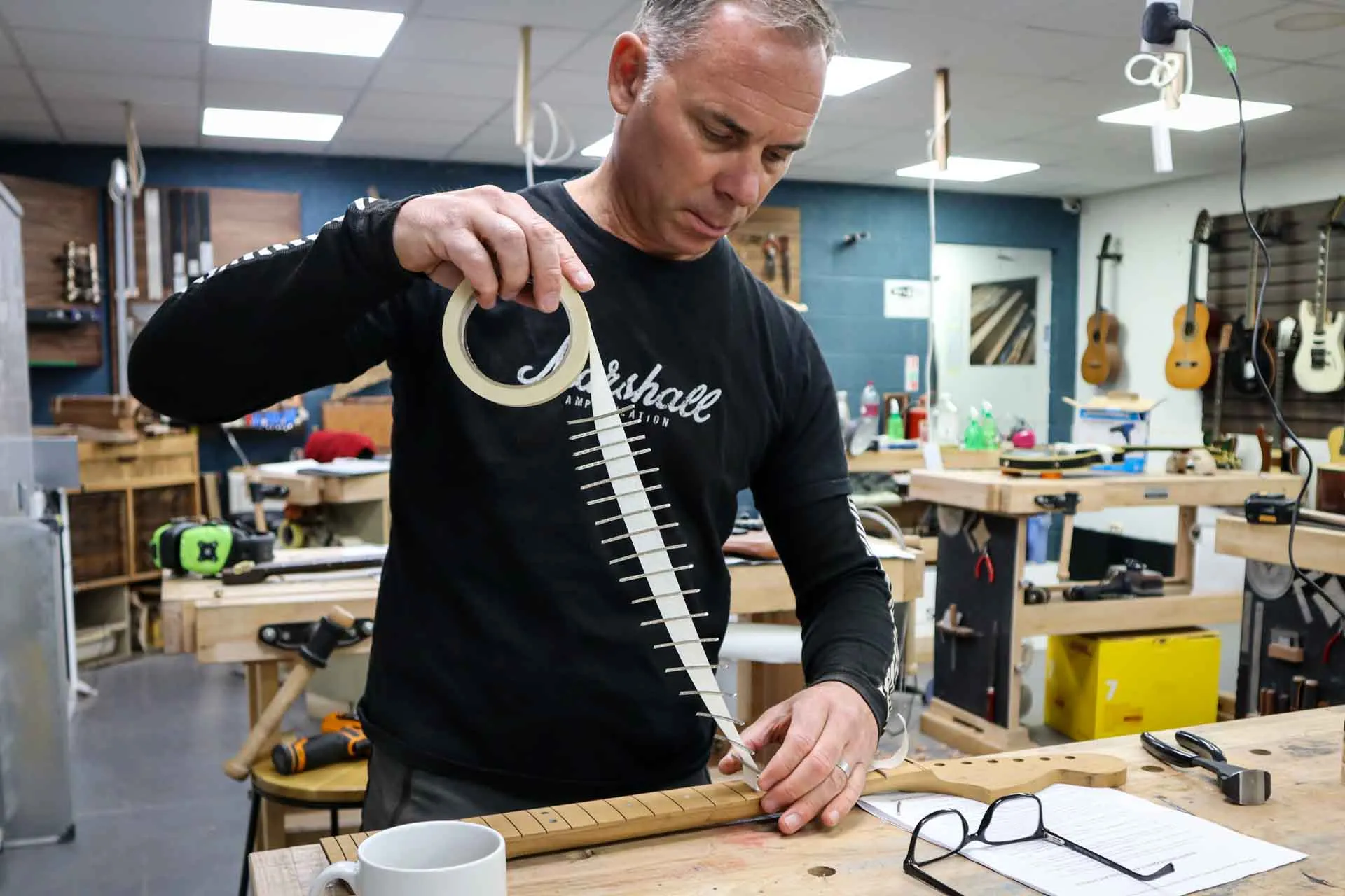 3-Day Guitar Course - Re-Fret, Fretwork & Set up