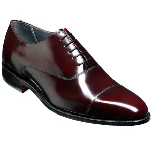 40% OFF BARKER Winsford Shoes - Mens Oxford - Burgundy Hi-Shine - Size: UK 8.5