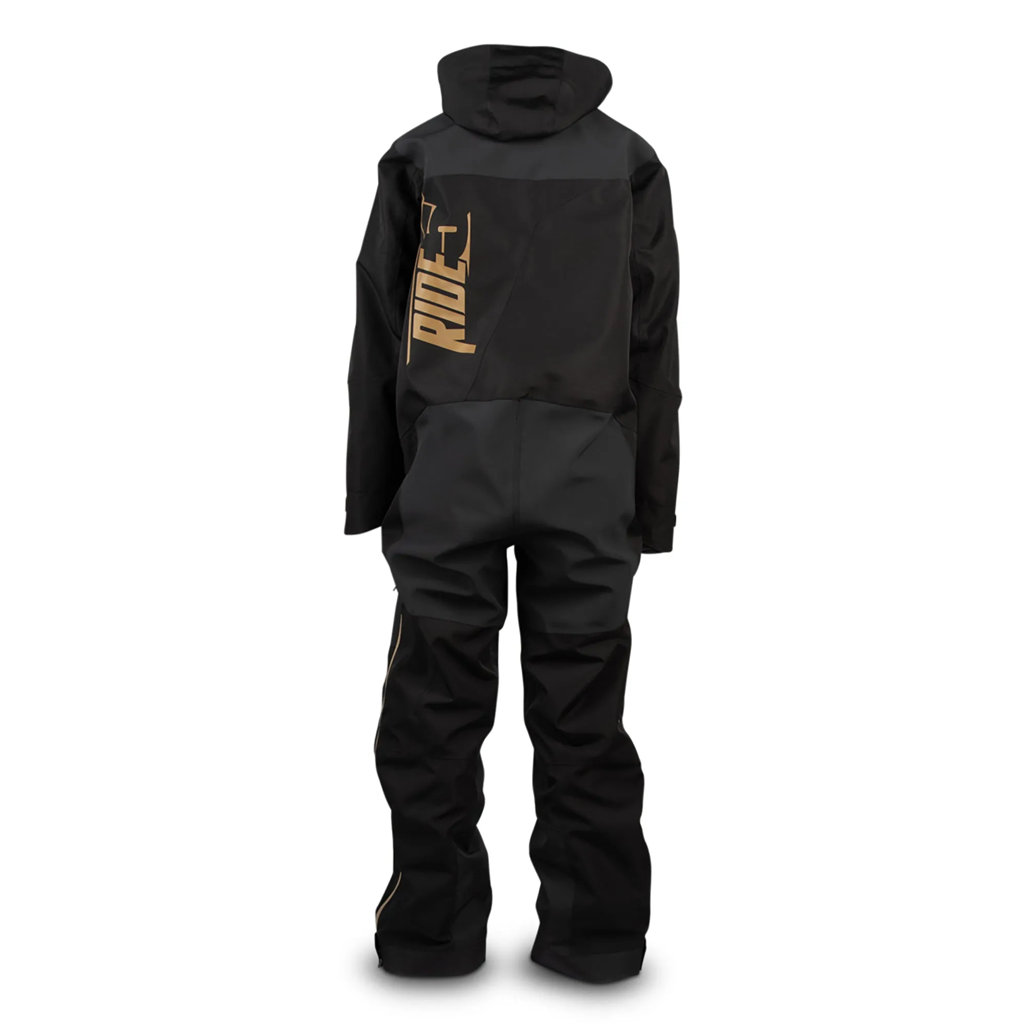 509  Mens Black Gum Allied Mono Suit Shell Waterproof DWR Coating Ventilated Zip