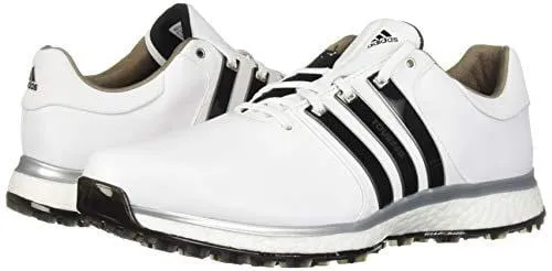 adidas Men's TOUR360 XT Spikeless Golf Shoe FTWR White/core Black/Silver Metallic 10.5 M US