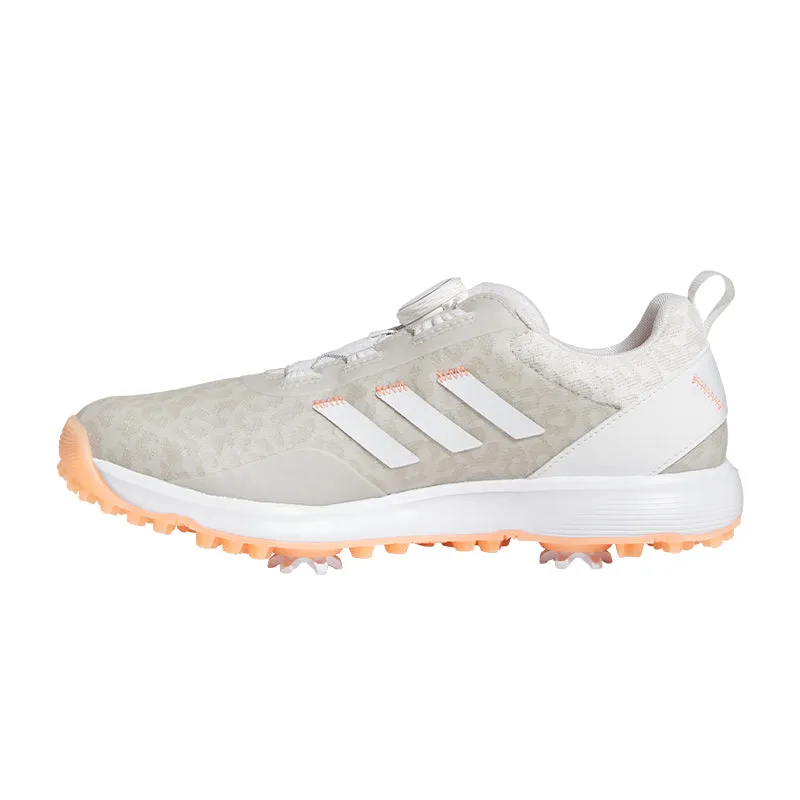 ADIDAS S2G BOA Women's Spiked Shoes (White/White/Coral)