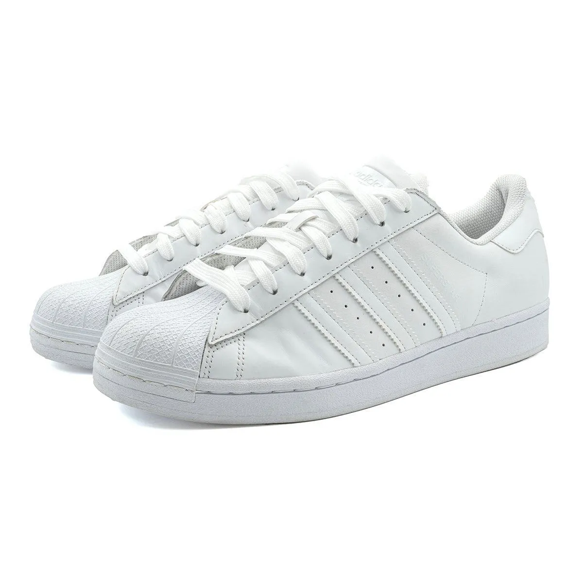 Adidas Superstar Low-Top Sneakers Leather White Colour For Men