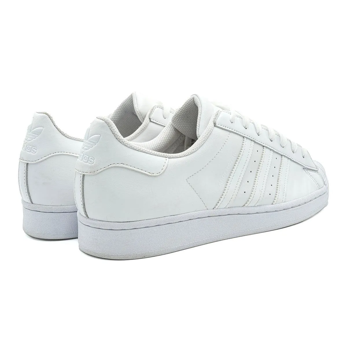 Adidas Superstar Low-Top Sneakers Leather White Colour For Men