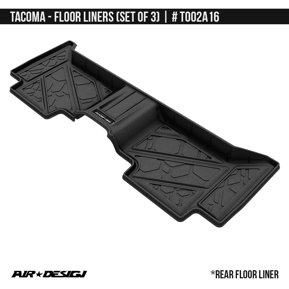 Air Design Floor Liner Set For Tacoma (2016-2023)