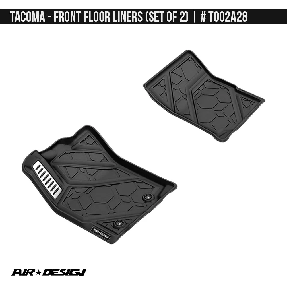Air Design Floor Liner Set For Tacoma (2016-2023)