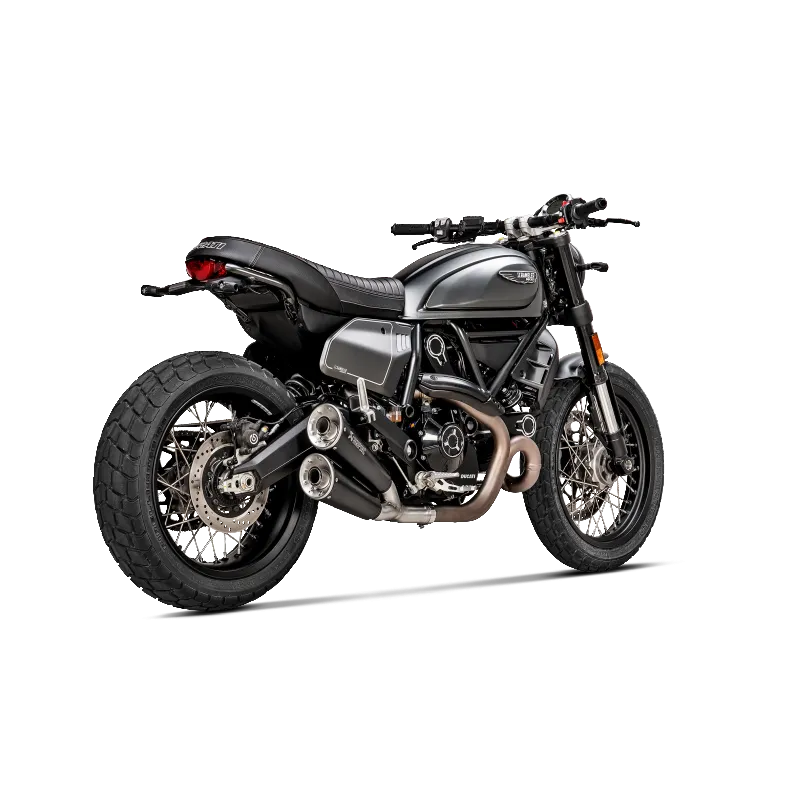 AKRAPOVIC S-D8SO6-ISSSBL Exhaust System Slip-On Line (SS) for DUCATI Scrambler Urban Motard/Nightshift/Icon/Icon Dark/Desert Sled 2021-2022