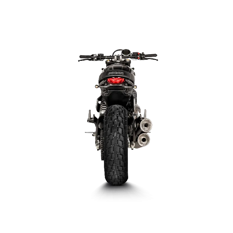 AKRAPOVIC S-D8SO6-ISSSBL Exhaust System Slip-On Line (SS) for DUCATI Scrambler Urban Motard/Nightshift/Icon/Icon Dark/Desert Sled 2021-2022