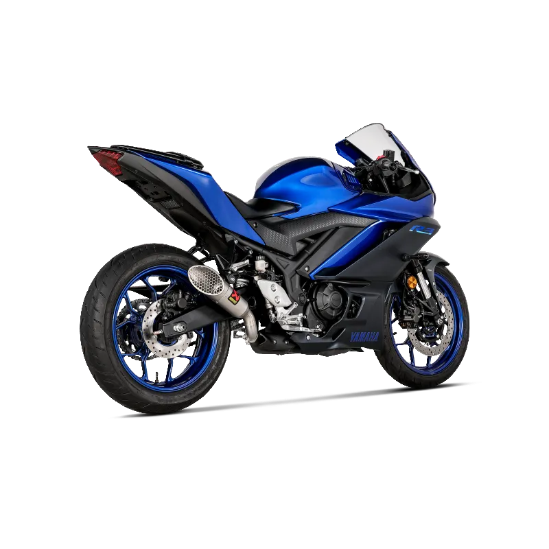 AKRAPOVIC S-Y3SO6-IVOSS Exhaust System Slip-On Line (SS) for YAMAHA MT-03 2022-2023