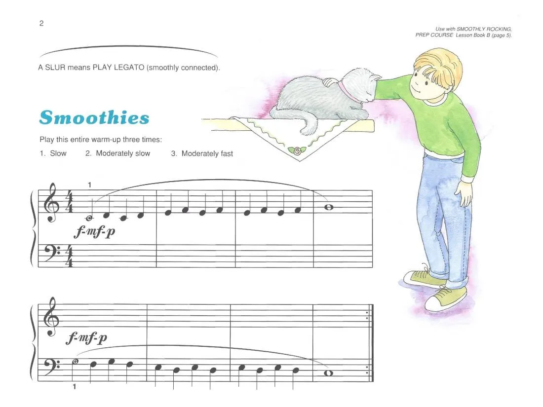 Alfred's Prep Course - Technic Book (Level B) For the Young Beginner