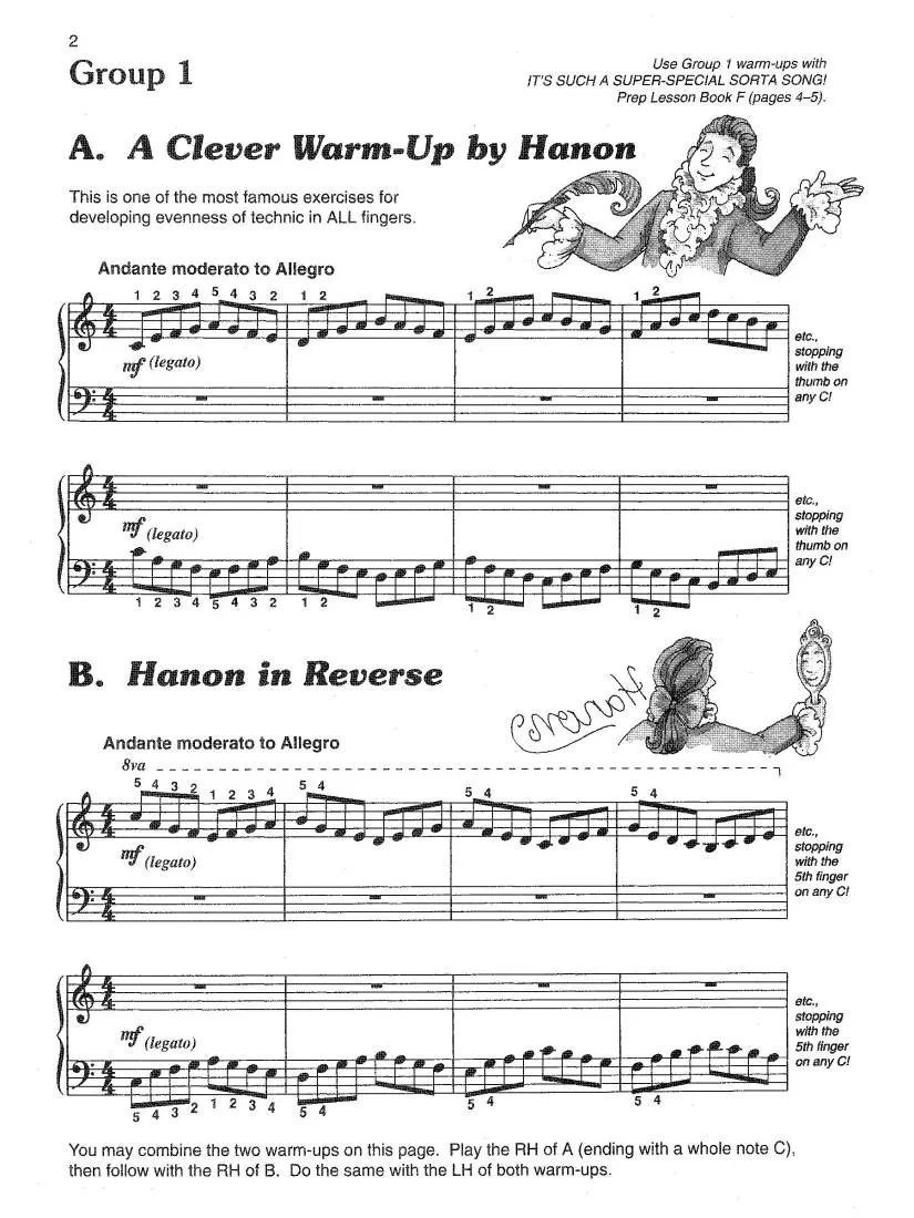 Alfred's Prep Course - Technic Book (Level F) For the Young Beginner