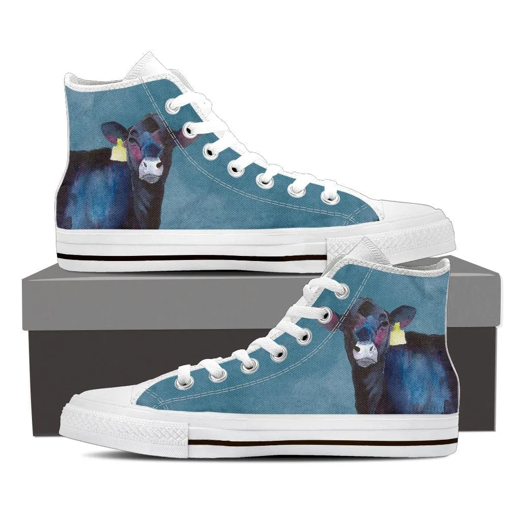 Angus black - High-Top Shoe WOMEN'S and MEN'S