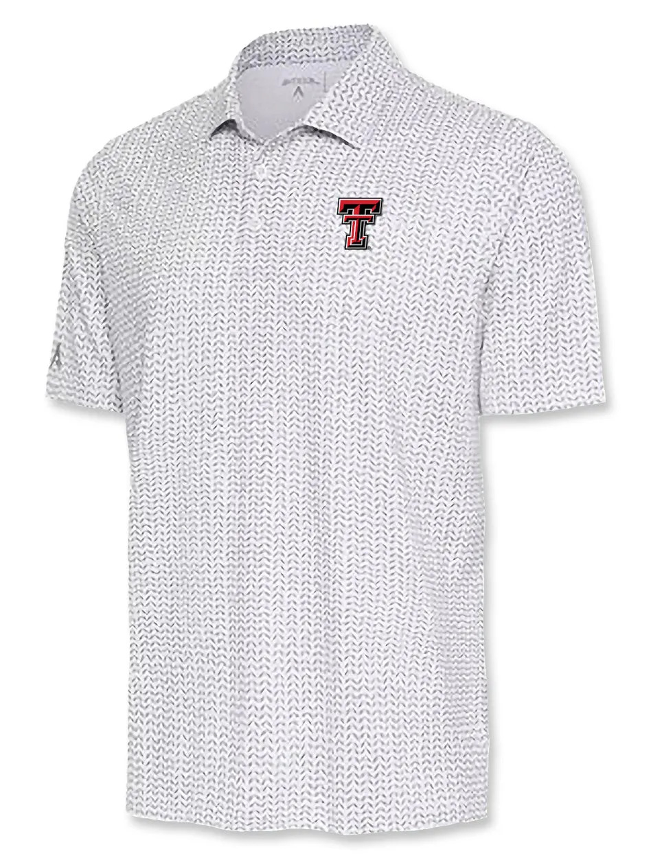 Antigua Texas Tech "Mashie" Double T Polo Shirt