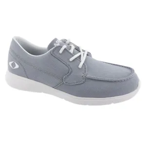 Apex X2250M Men's Moc Toe Lace Canvas Loafer In Grey