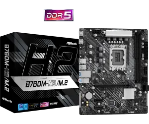 ASRock B760M-H2/M.2 DDR5,LGA 1700 mATX Motherboard