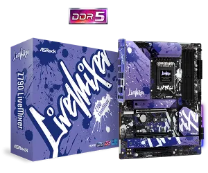 ASRock Z790 LiveMixer DDR5,LGA 1700 ATX Motherboard