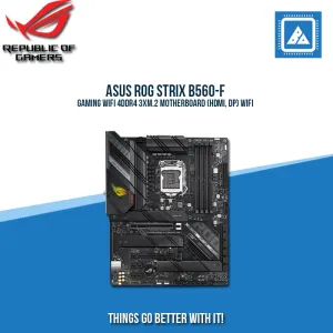 ASUS ROG STRIX B560-F GAMING WIFI 4DDR4 3XM.2 MOTHERBOARD (HDMI, DP) WIFI