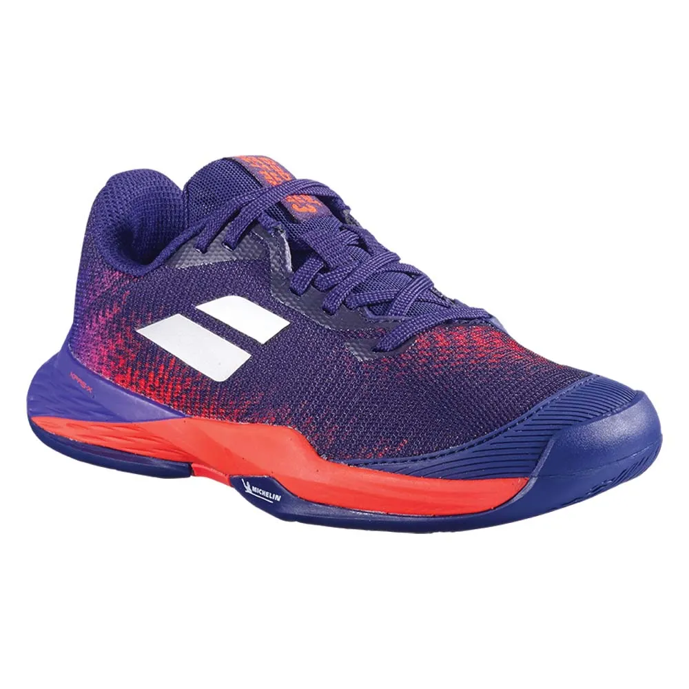 Babolat Jet Mach 3 Clay Tennis Shoes (Junior) - Blue Ribbon