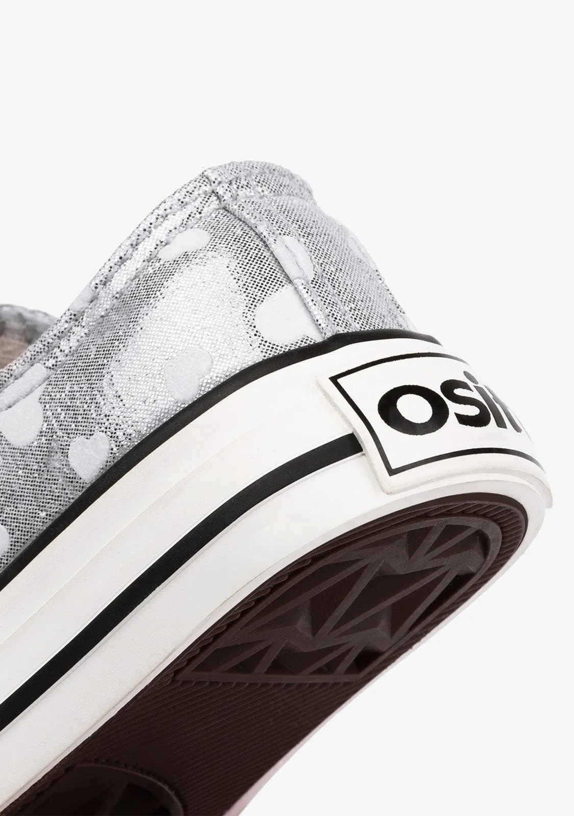 Baby's Silver Glows In The Dark Sneakers