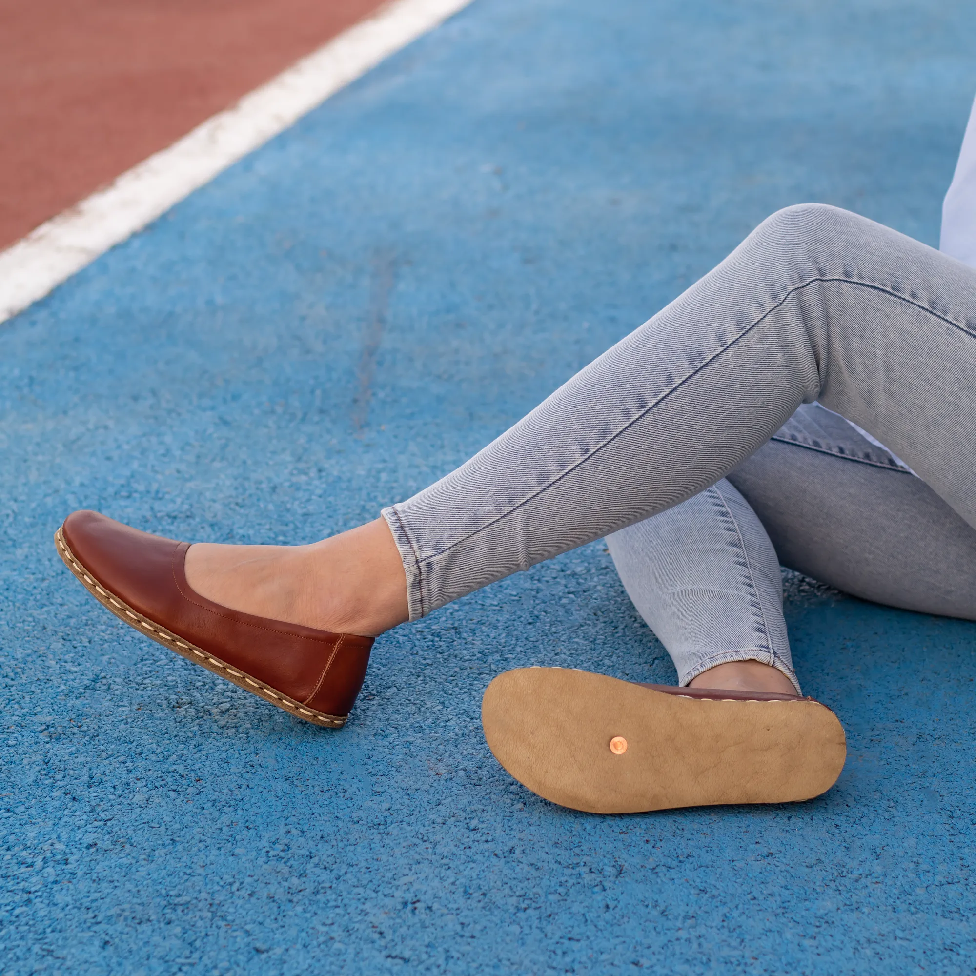 Barefoot Flat Shoes Tornado Brown for Women