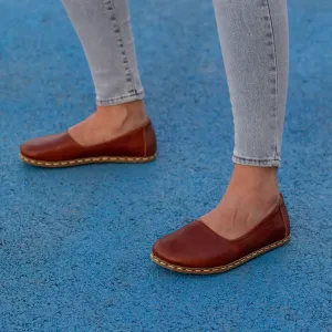 Barefoot Flat Shoes Tornado Brown for Women