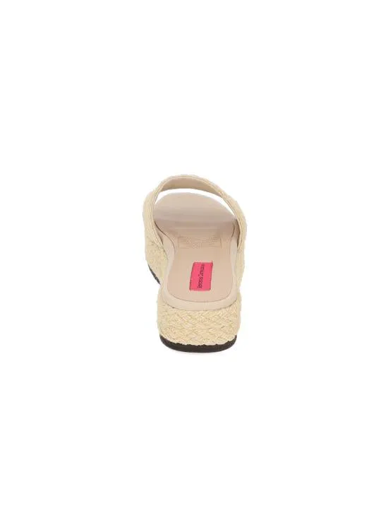 Beige Snorri Jute Sandals for Woman