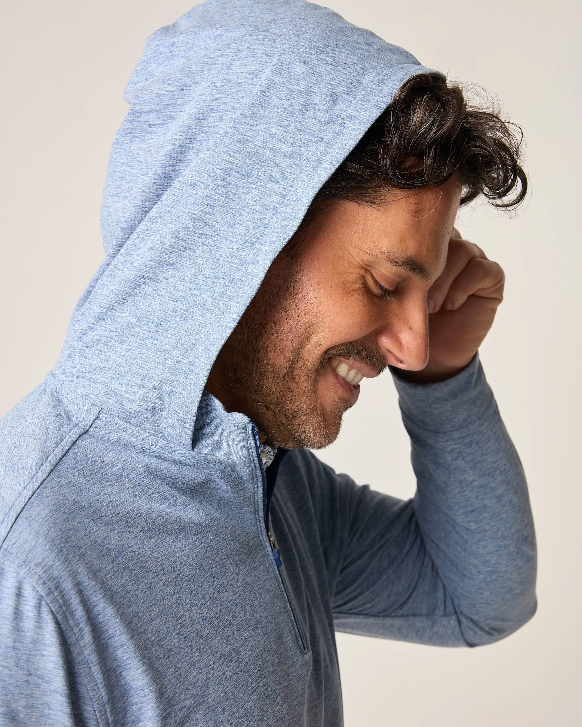 Big & Tall Slaton Performance 1/4 Zip Hoodie