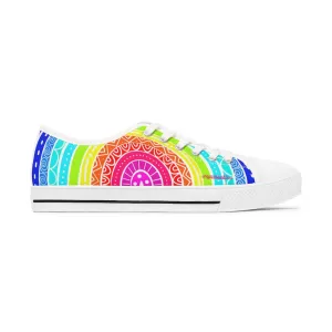 Big Rainbow Women's Low Top Sneakers