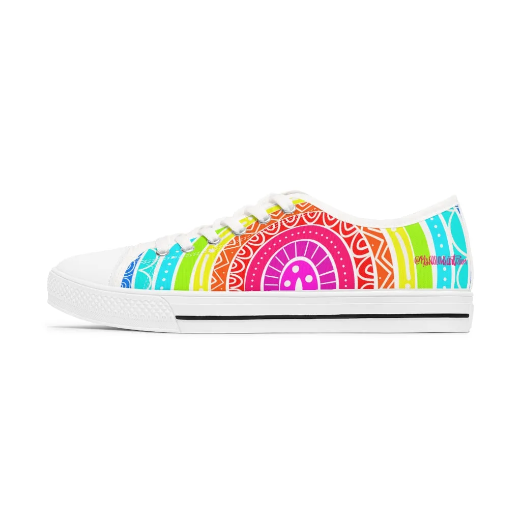 Big Rainbow Women's Low Top Sneakers