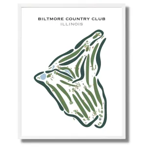 Biltmore Country Club, Illinois - Printed Golf Courses
