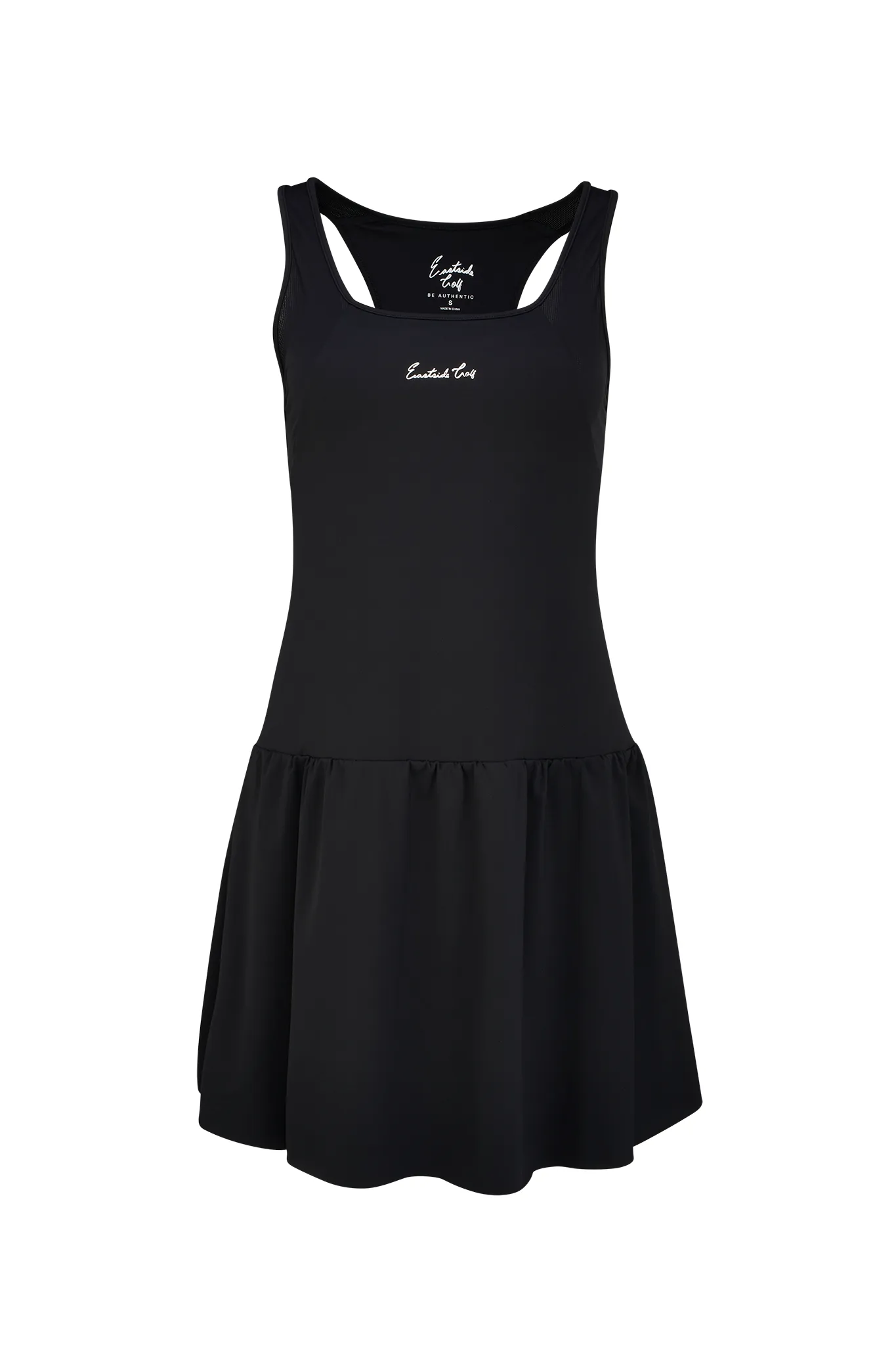 Black Women's Flippy Racer-Backed Dress