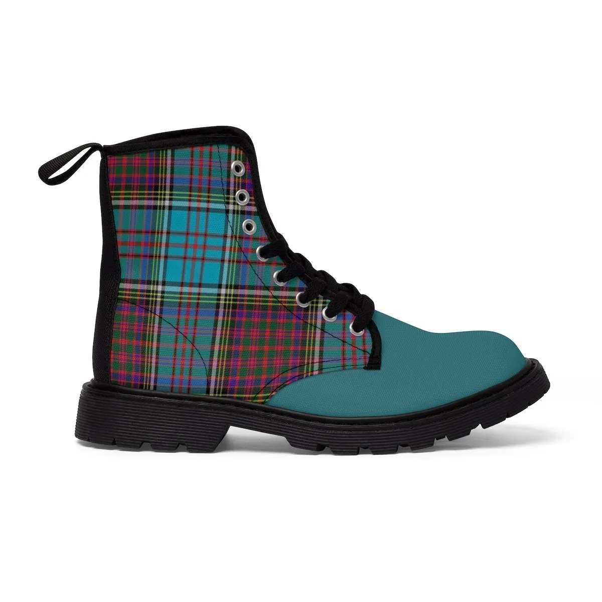 Blue Red Men's Martin Boots by Robert Bowen