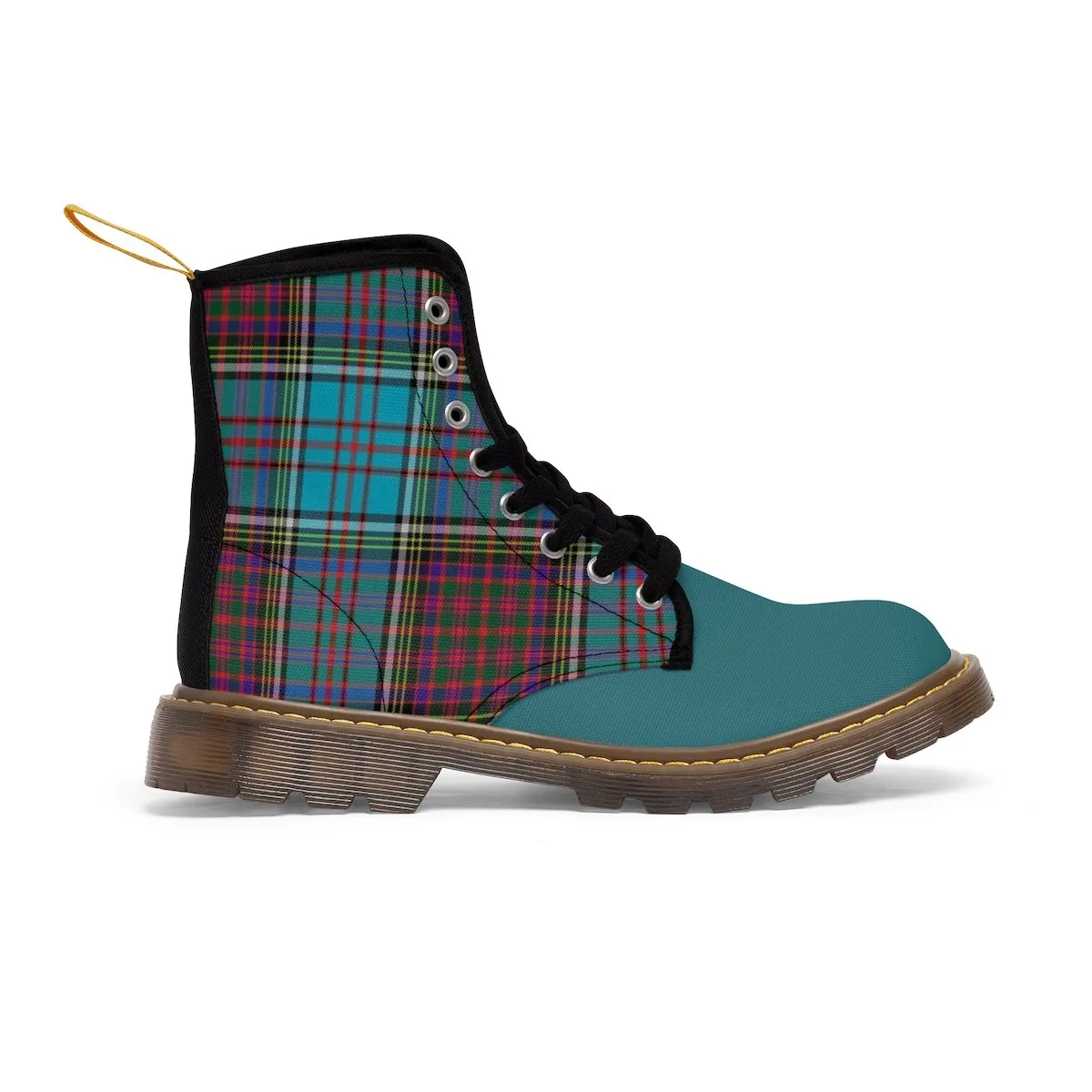 Blue Red Men's Martin Boots by Robert Bowen