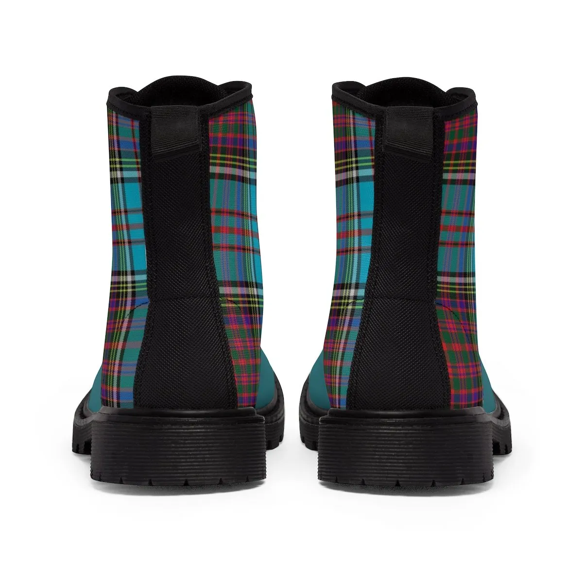 Blue Red Men's Martin Boots by Robert Bowen