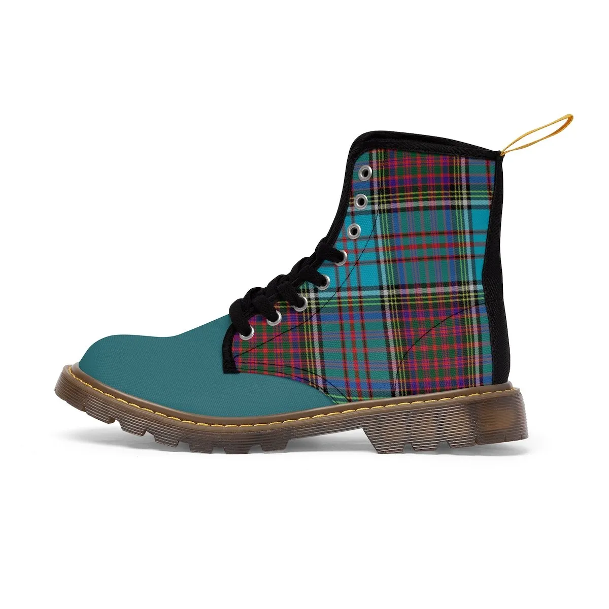 Blue Red Men's Martin Boots by Robert Bowen