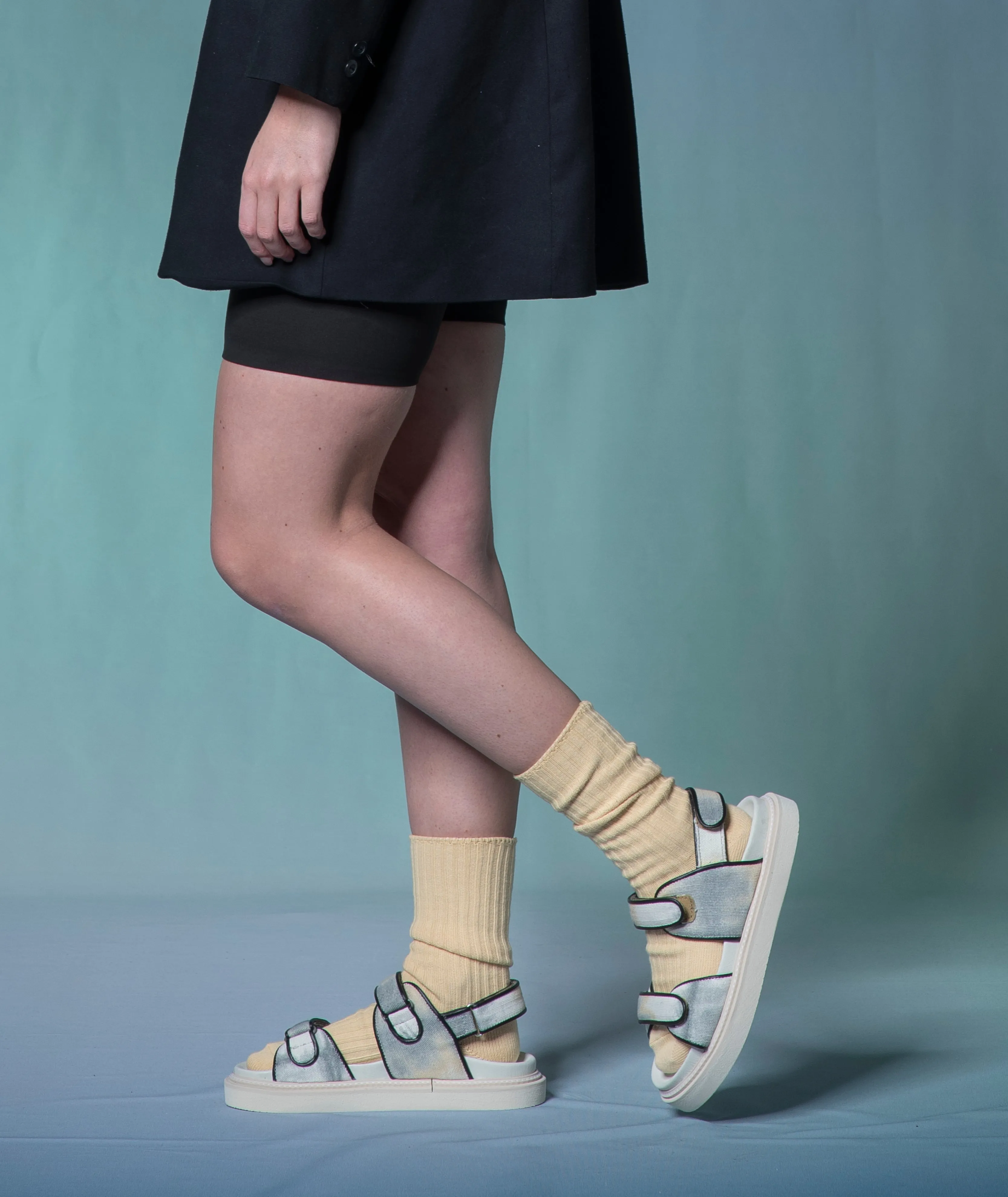 Bodi Sandal - Grey Tie Dye Canvas