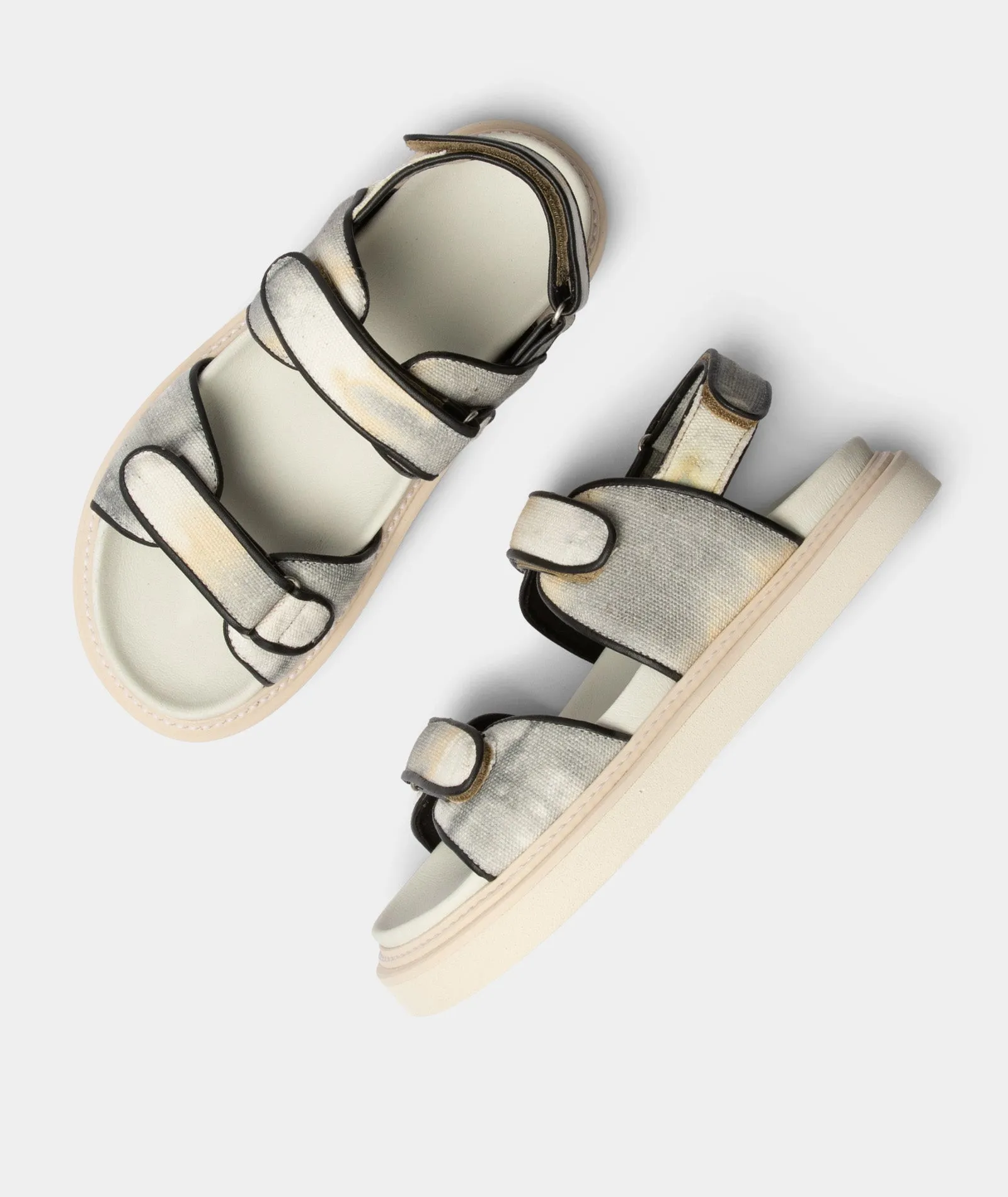 Bodi Sandal - Grey Tie Dye Canvas
