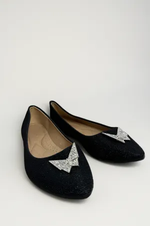 Butterfly Shimmer Flat Shoes