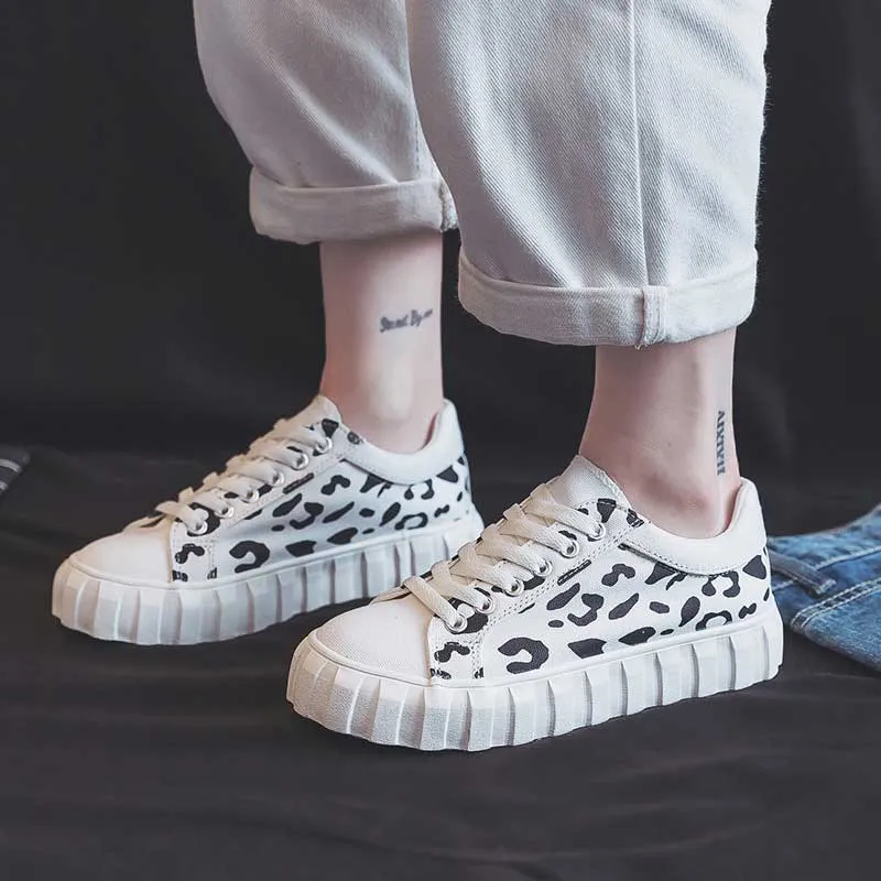 Casual All-Match Breathable Leopard Women's Shoes