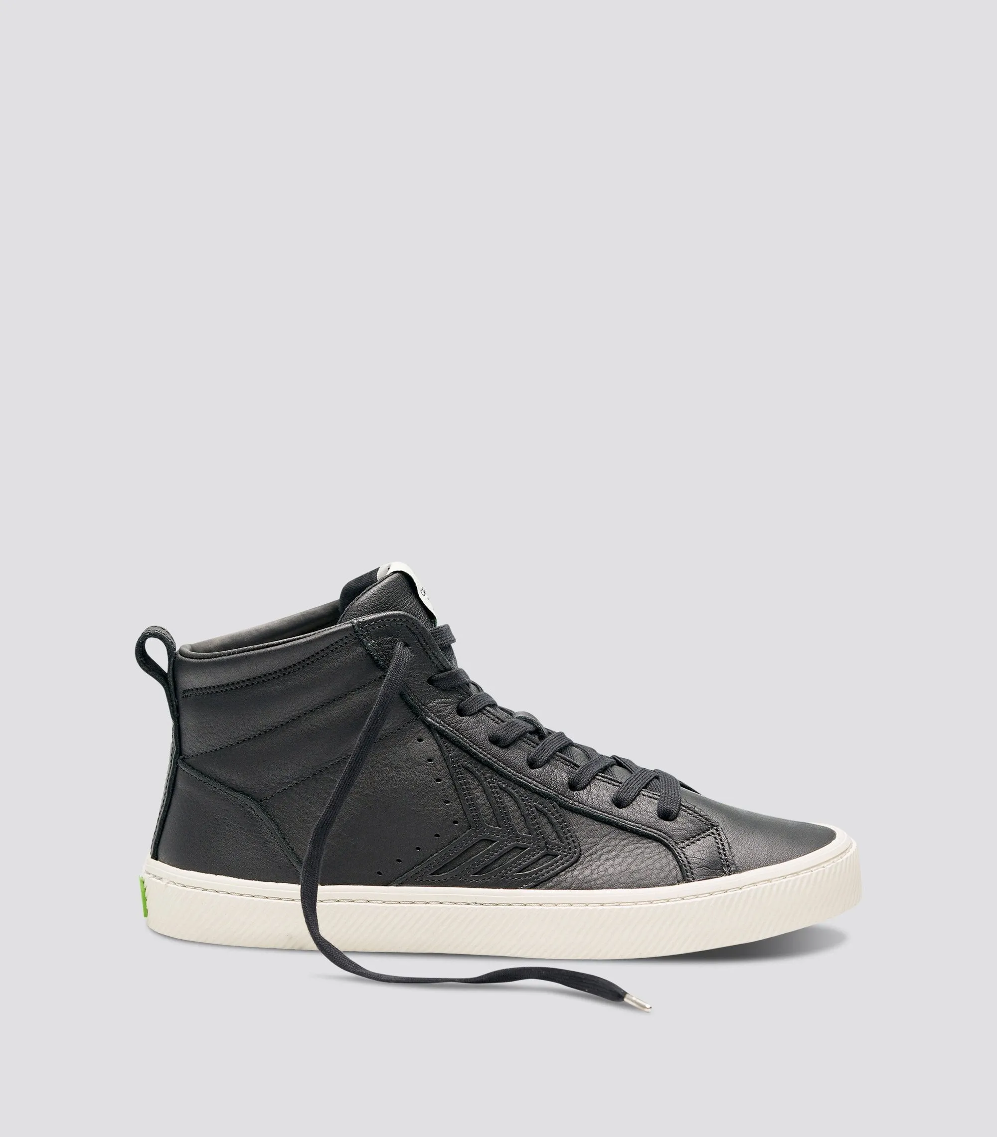 CATIBA High Black Premium Leather Sneaker Women
