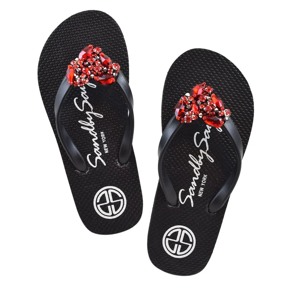 Chelsea Heart (Red) - Big Kids Sandal