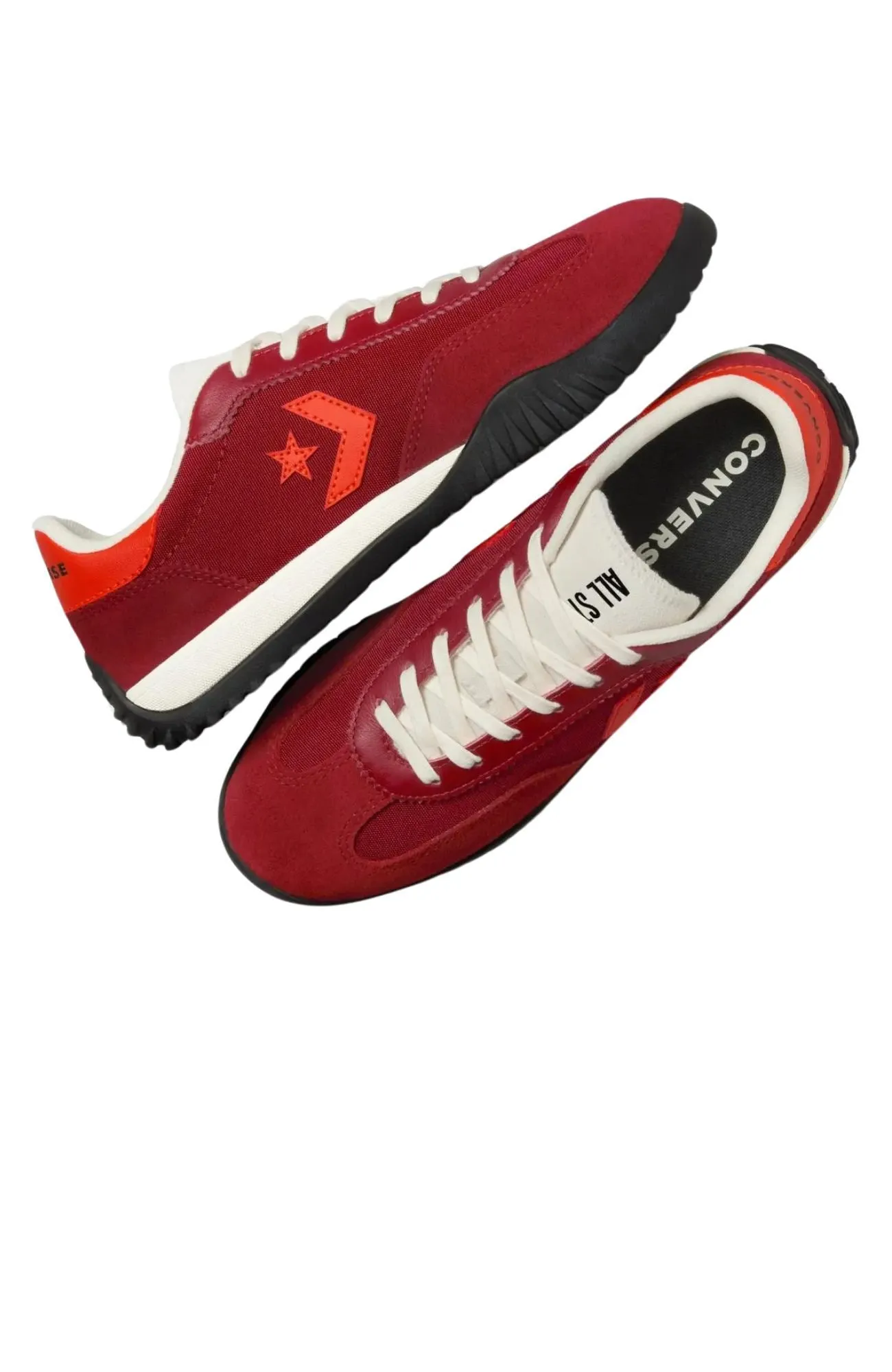 Converse Run Star Trainer Retro Sport Low Top Park Red