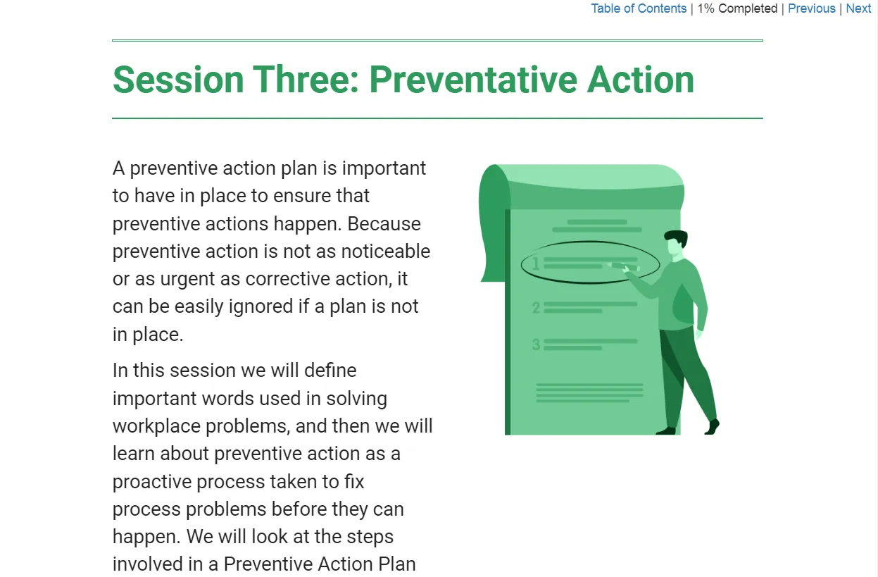 Corrective Action