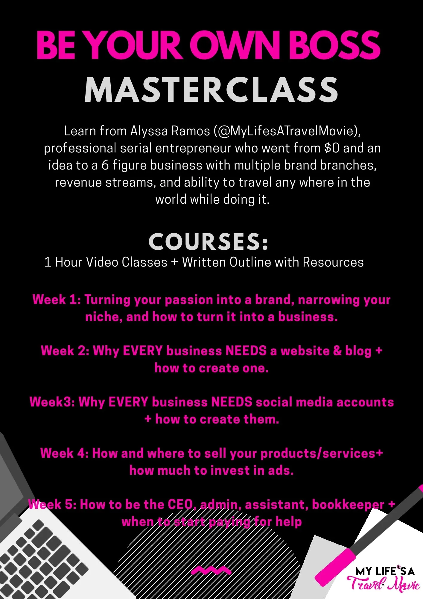 COURSE: Be Your Own Boss Masterclass