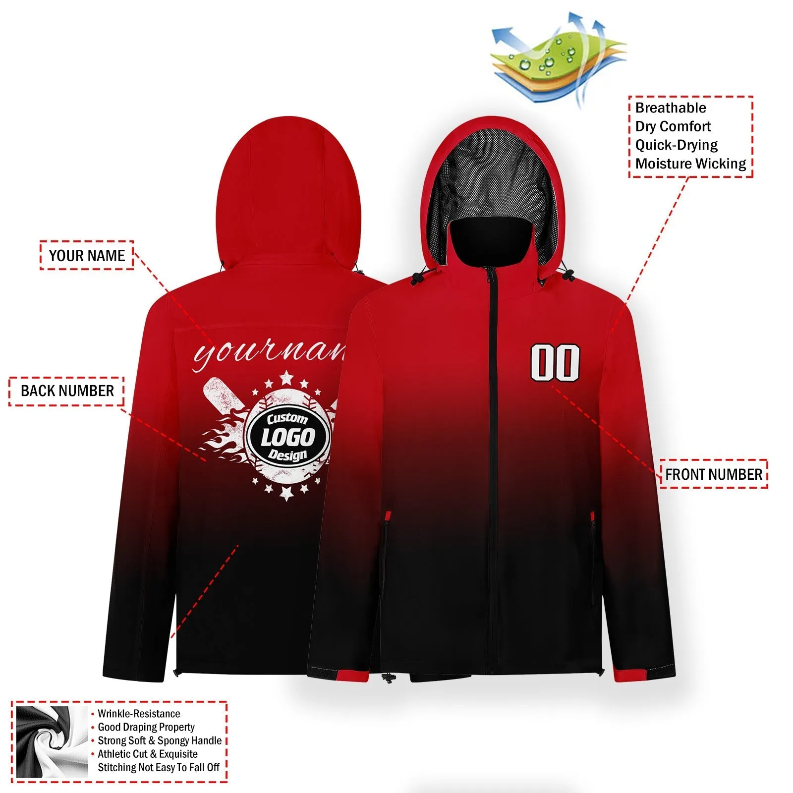 Custom Baseball Outerwear Hat and Shoes Combo Offer Personalized Combo ZH-E025023-8