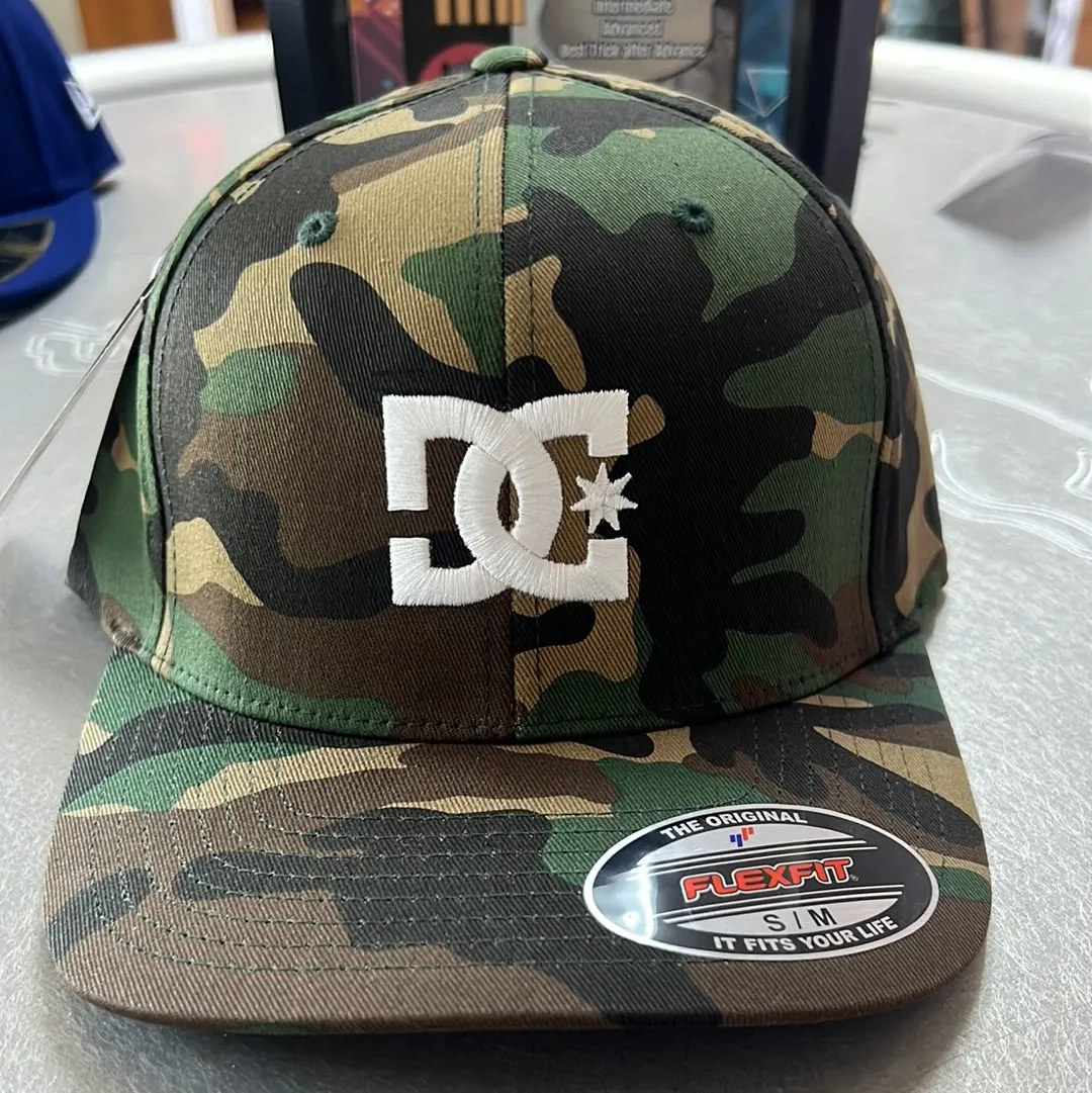 DC Hat Star Flexfit Camo L/XL