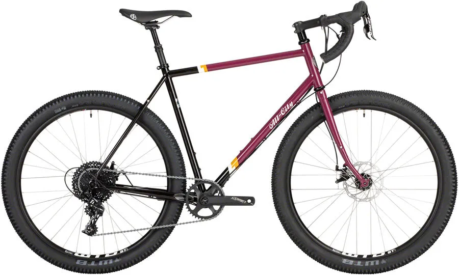 DEMO All-City Gorilla Monsoon Gravel Bike - 650b, Steel, APEX, Charred Berry, 55cm, GRADE A - LIKE NEW